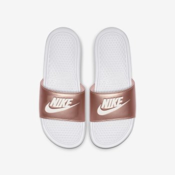 Nike Benassi - Női Szandál - Fehér/Metal Piros/Fehér